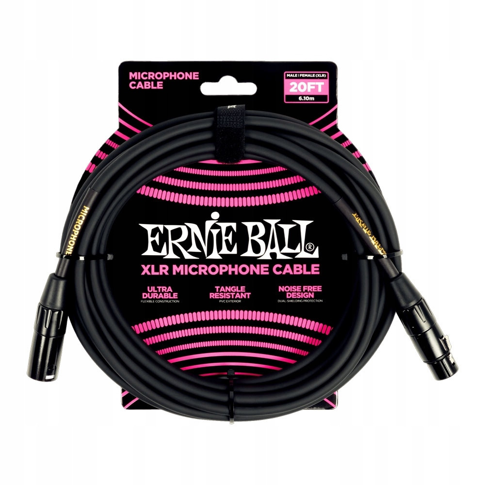 Mikrofonní kabel Xlr-xlr Ernie Ball 6388 (6,10m)