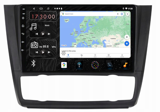 Rádio Gps Android Bmw 1 E81/E82/E87/E88 Carplay Wifi Usb 128GB Sim Modem