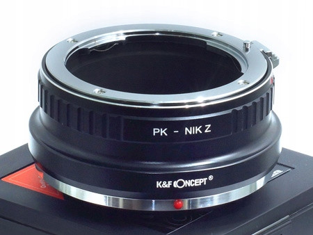 Adaptér Pentax Nikon Z Z6 Z7 Pk redukce adaptér Rokkor K&f Concept