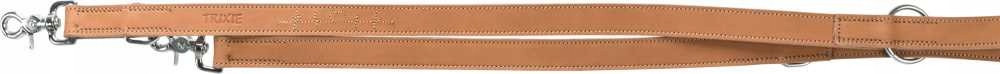 Trixie Nastavitelné Vodítko Rustic Heartbeat z Hrubé kůže pro psa L XL 2 m