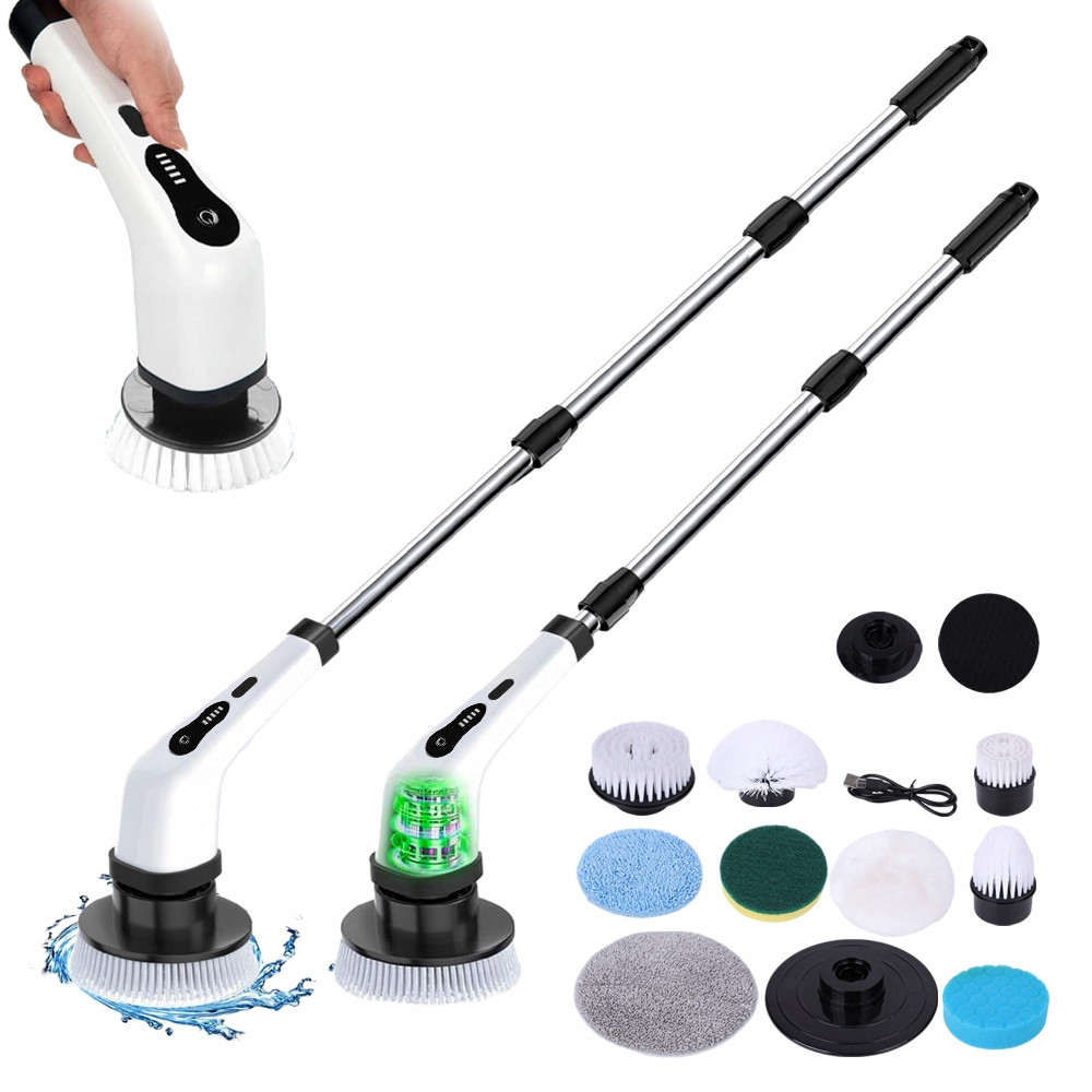 Rotační Mop Elektrický Kartáč Na Čištění Kartáče 9 Adaptéry