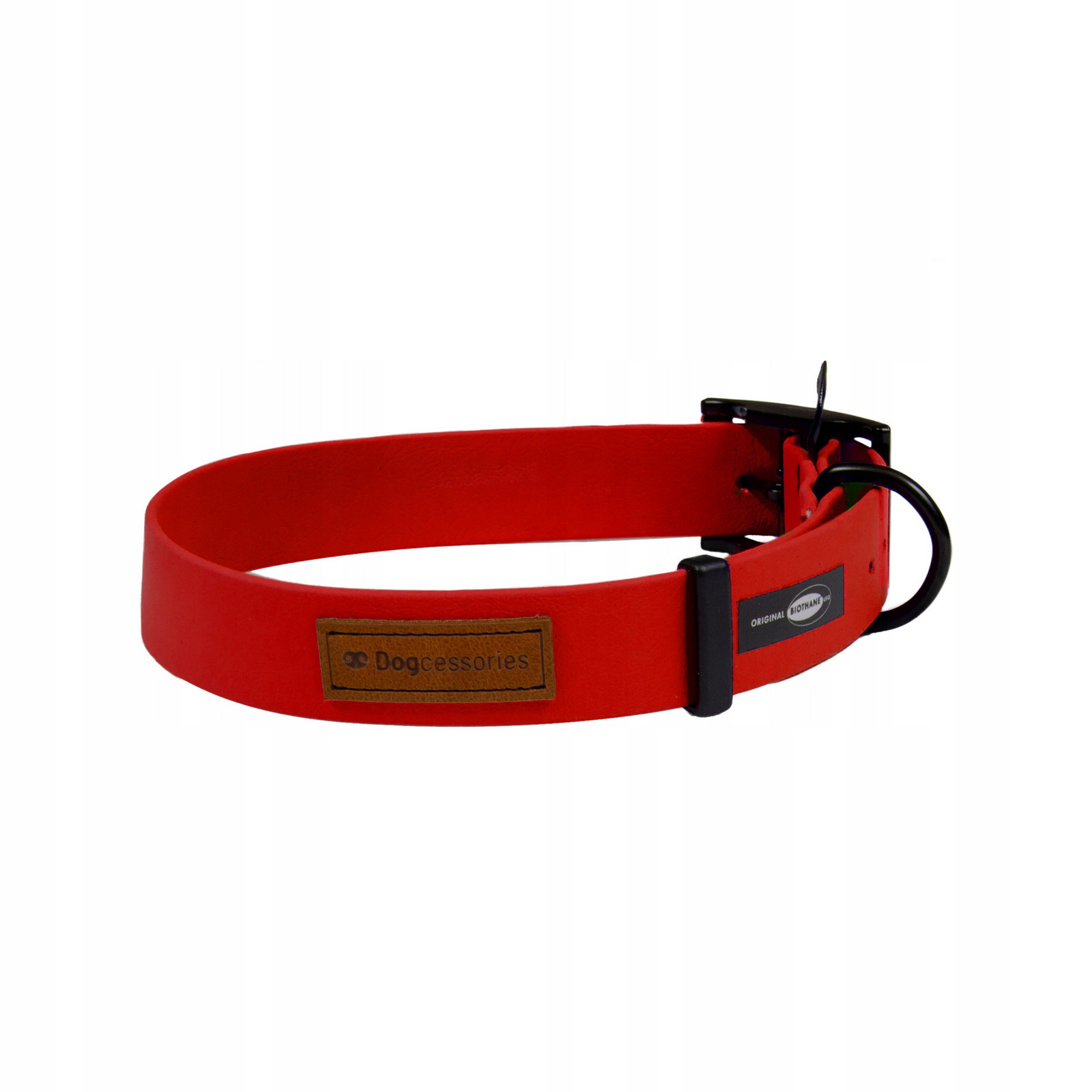 Dogcessories Biothane Obojek XL 25MM Červený