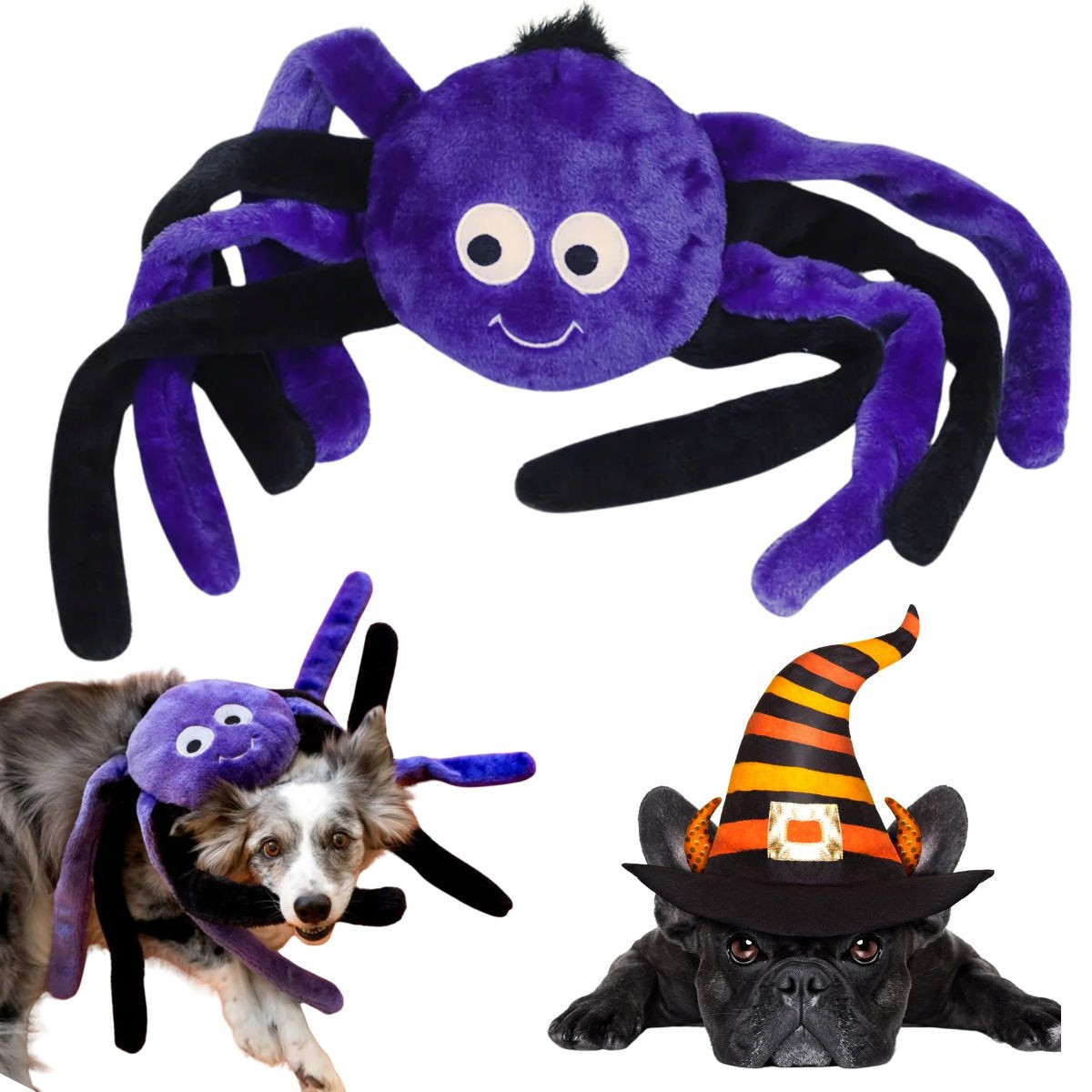 Hračka Pro Psy Pavouk XL Velký šustící na Halloween maskot spider