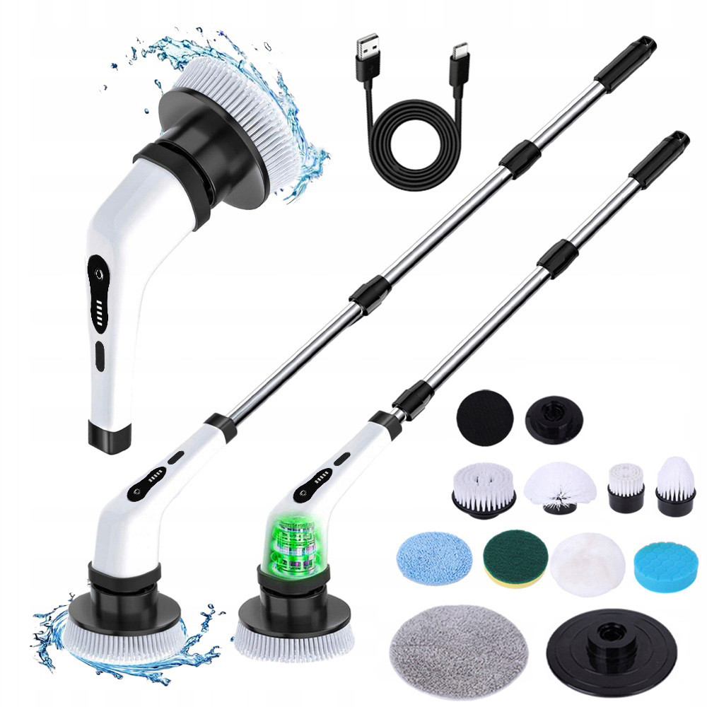 Elektrický Rotační Čisticí Kartáč Kuchyně 9 V 1