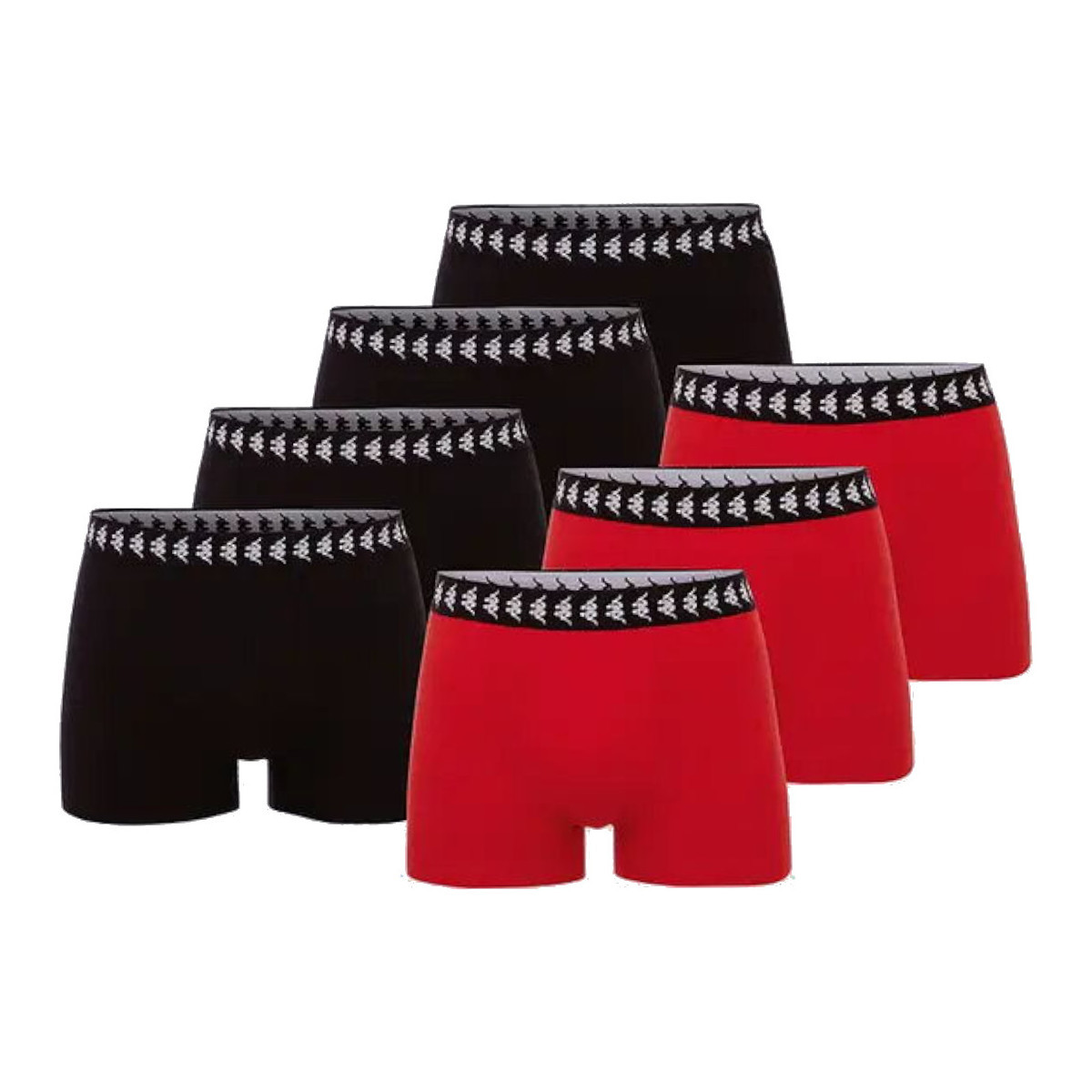 Kappa  Zid 7pack Boxer Shorts  Černá