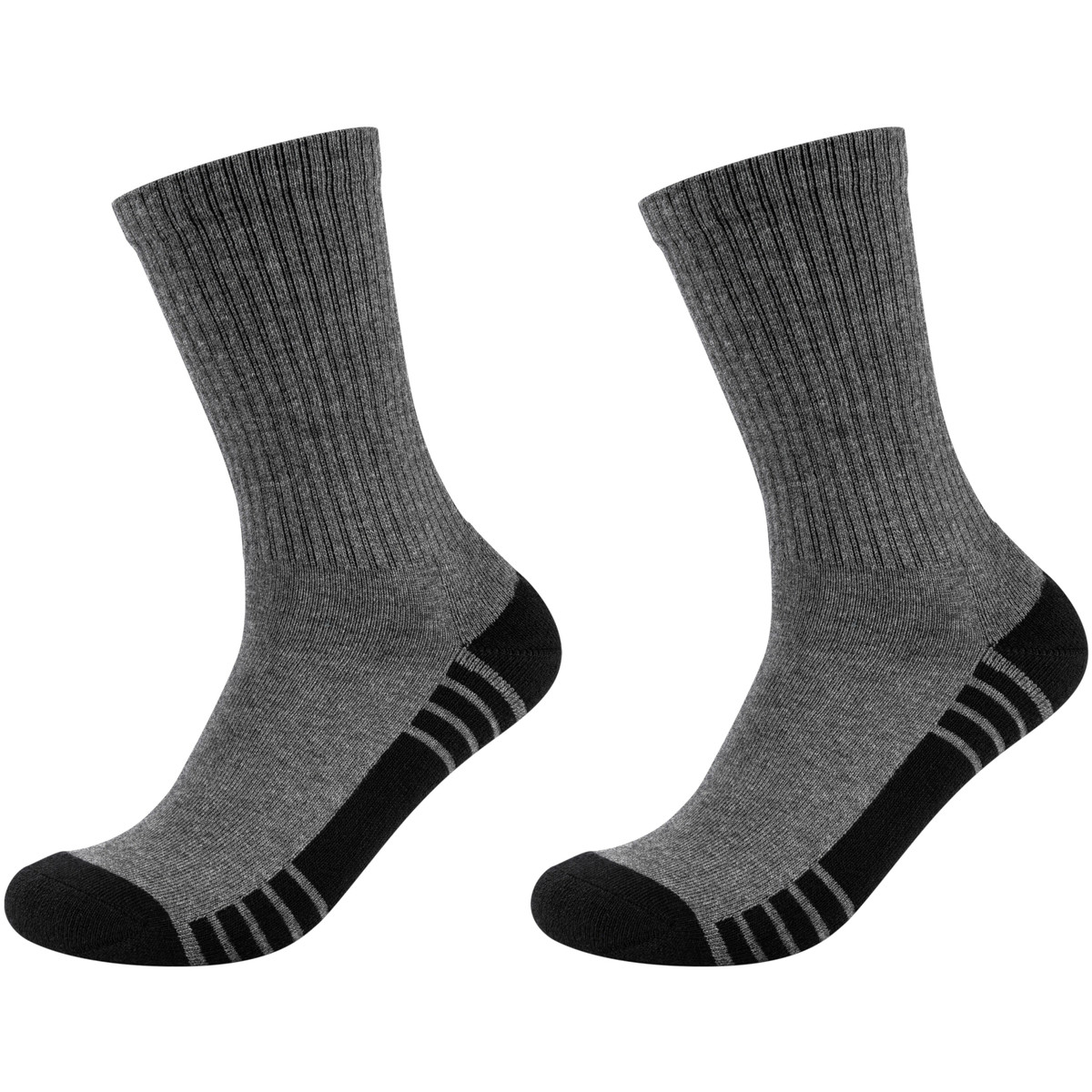 Skechers  2PPK Cushioned Socks  Šedá