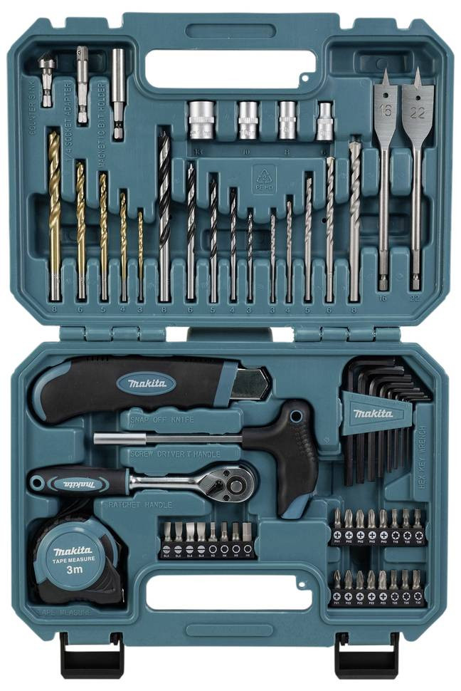 Makita E-15095 60dílná sada bitů a vrtáků