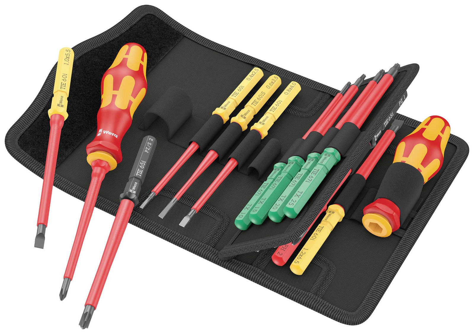 Wera 05006611001 VDE bitový šroubovák 17dílná křížový PH, křížový PZ, TORX, plochý