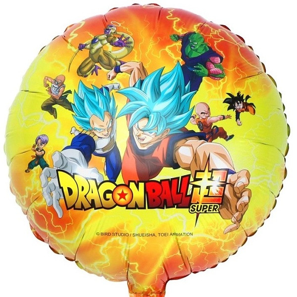 Balónek fóliový kulartý Dragon Ball 43 cm