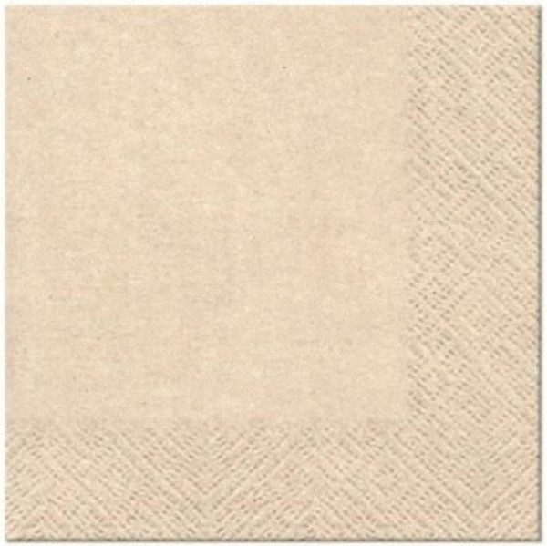 Ubrousky papírové Natur 25 x 25 cm 20 ks