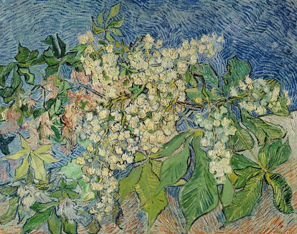 Vincent van Gogh Vincent van Gogh - Obrazová reprodukce Blossoming Chestnut Branches, 1890, (40 x 30 cm)
