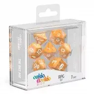 Oakie Doakie Dice Oakie Doakie Dice RPG Set Marble - Orange (7)