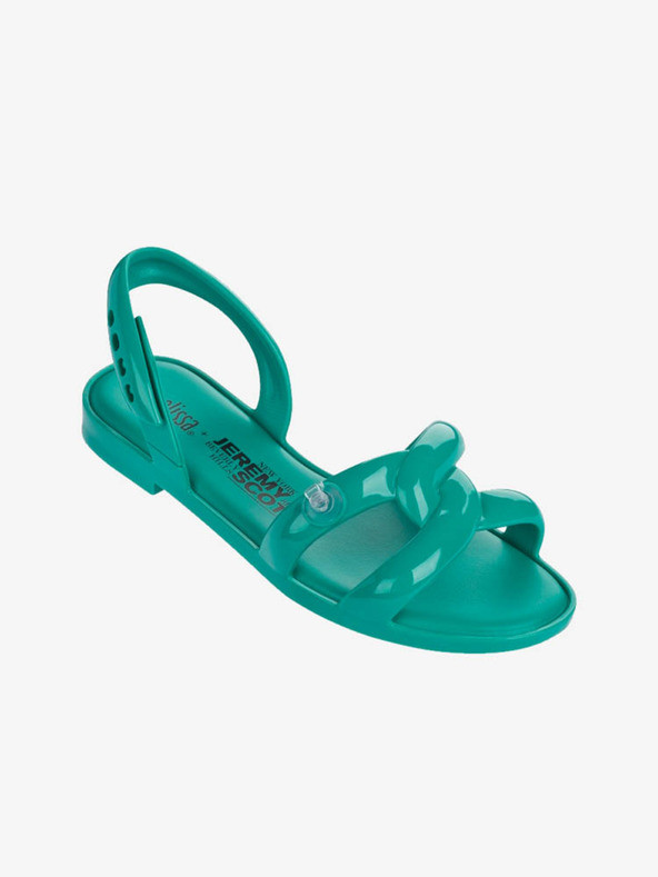 Melissa Tube Sandal + Jeremy Scott Sandále Zelená