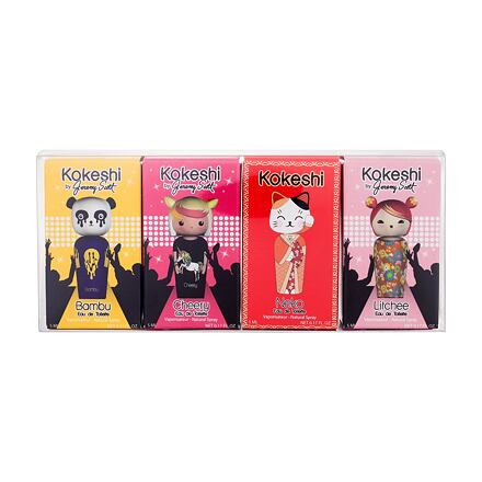 Kokeshi By Jeremy Scott Miniatures : EDT Bambu 5 ml + EDT Cherry 5 ml + EDT Neko 5 ml + EDT Litchee 5 ml pro muže
