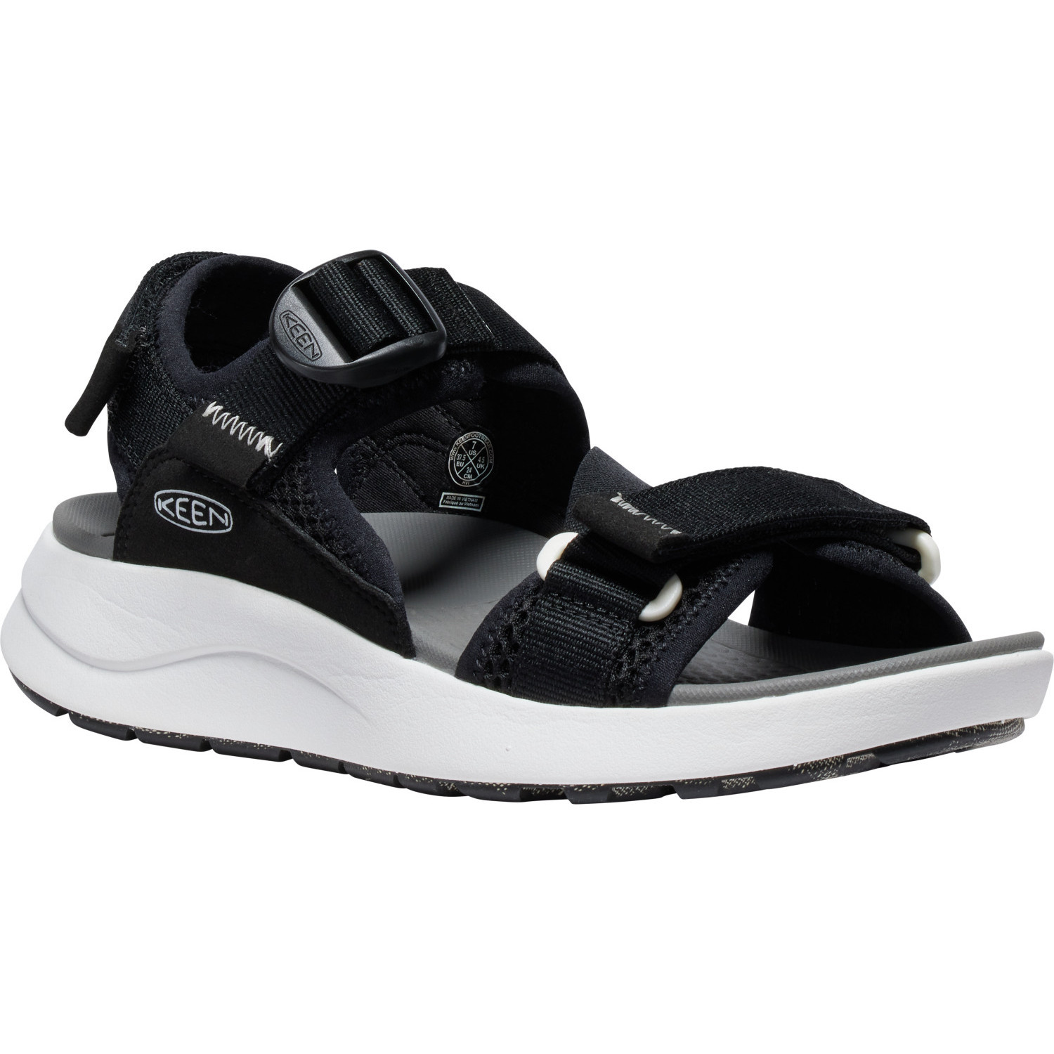 Dámské sandály Keen Elle Sport Backstrap W Velikost bot (EU): 39 / Barva: černá/bílá