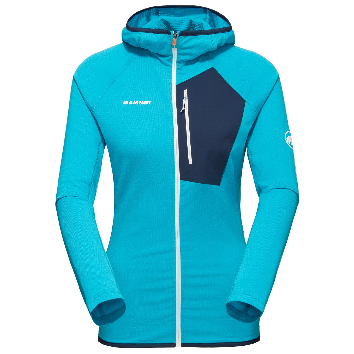 Dámská funkční mikina Mammut Aenergy Light ML Hooded Jacket Velikost: L / Barva: modrá