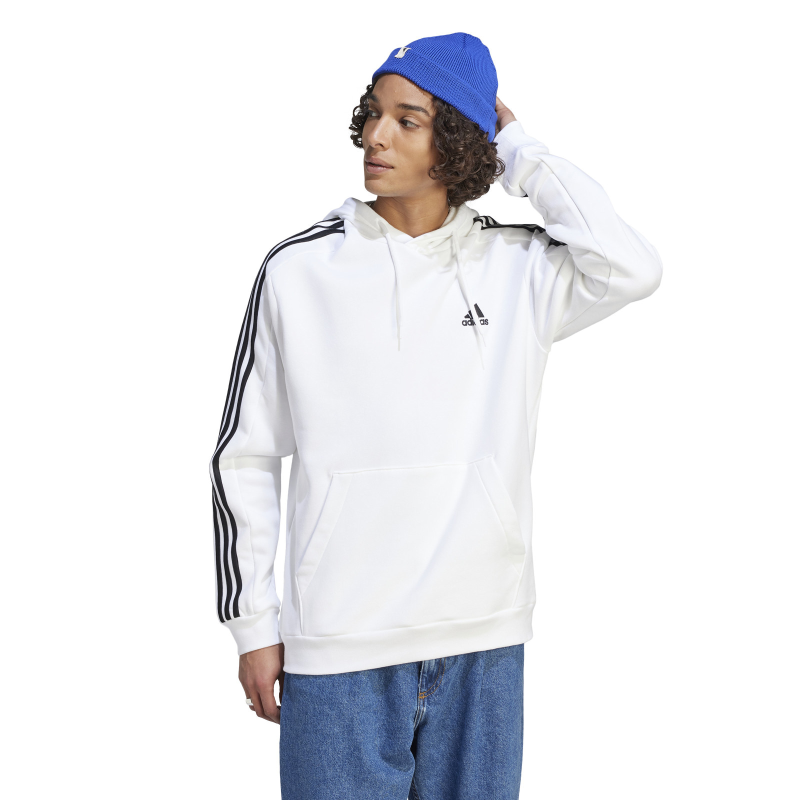 adidas M 3S FL HD WHITE M