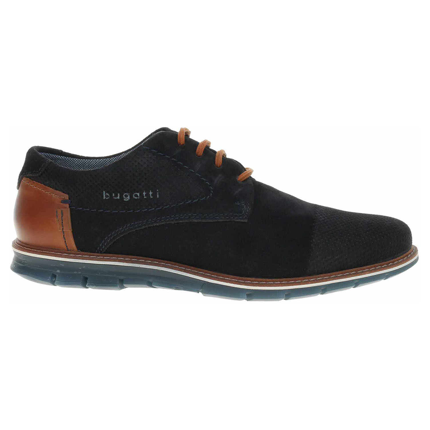 Ecco Pánské polobotky Bugatti 331-9711K-1400 dark blue 24600914