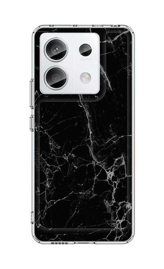 Kryt STYLE TopQ Xiaomi Redmi Note 13 Pro 5G pevný Mramor černý 122809