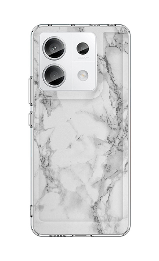 Kryt STYLE TopQ Xiaomi Redmi Note 13 Pro 5G pevný Mramor bílý 122808