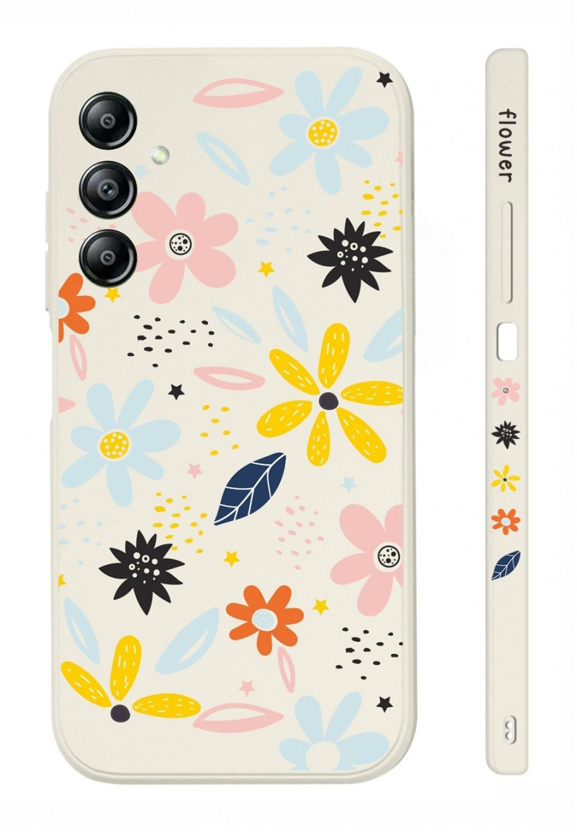 Kryt TopQ Design Samsung A34 Barevné kvítky 121567