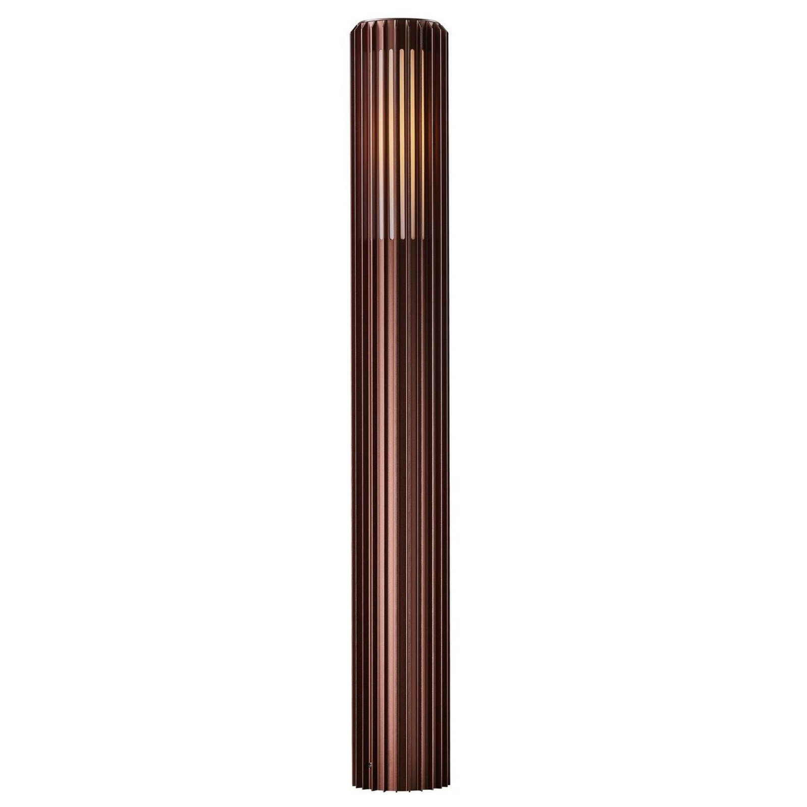 NORDLUX Aludra 95 venkovní sloupkové svítidlo metalická hnědá 2118038261