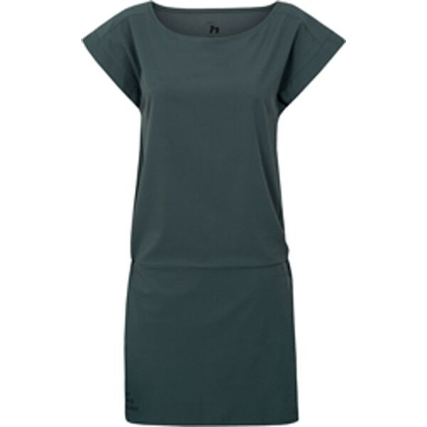 Hannah CAMILA Dámské šaty, tmavě zelená, velikost
