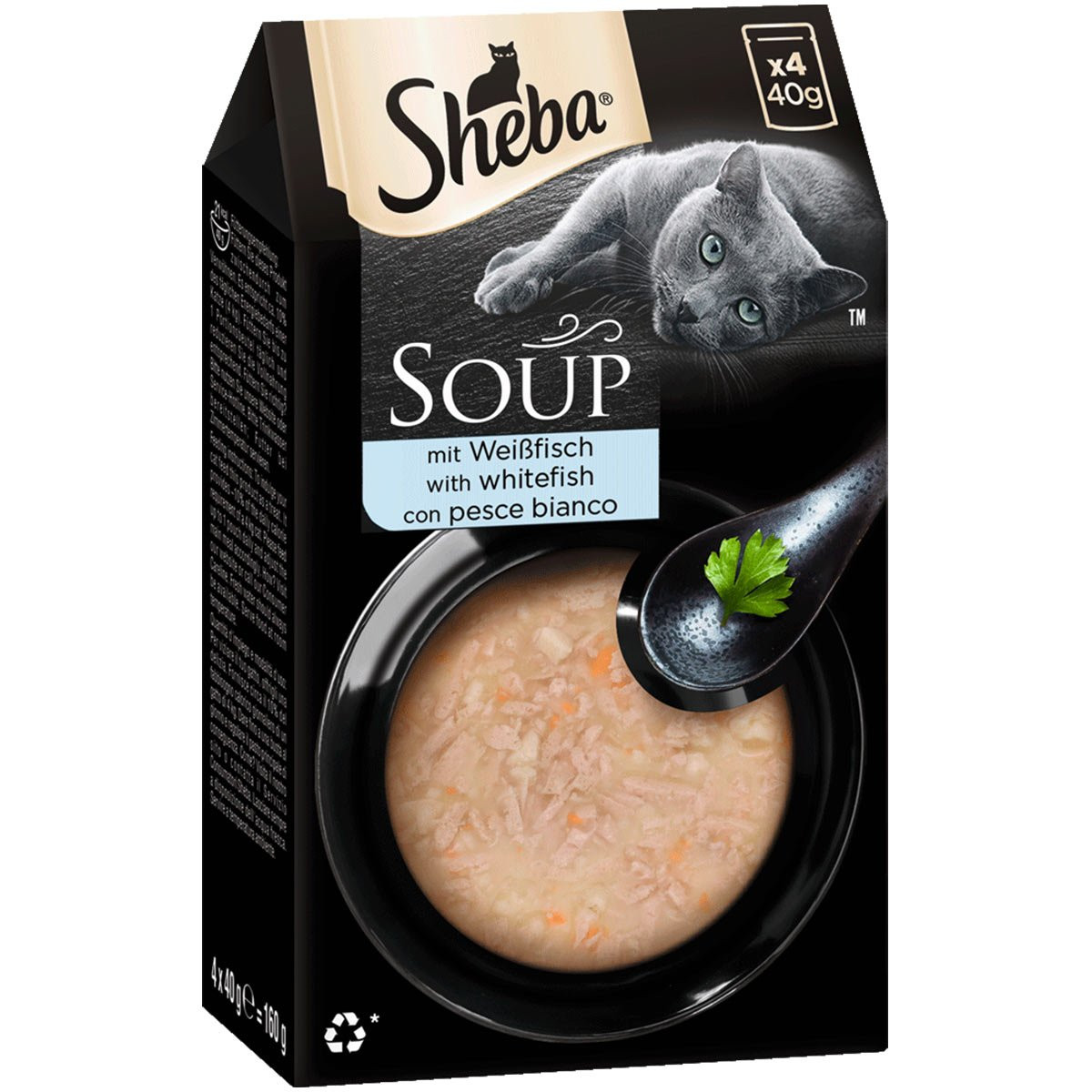 Sheba Classic Soup kapsičky 40 x 40 g výhodné balení - Tuňák