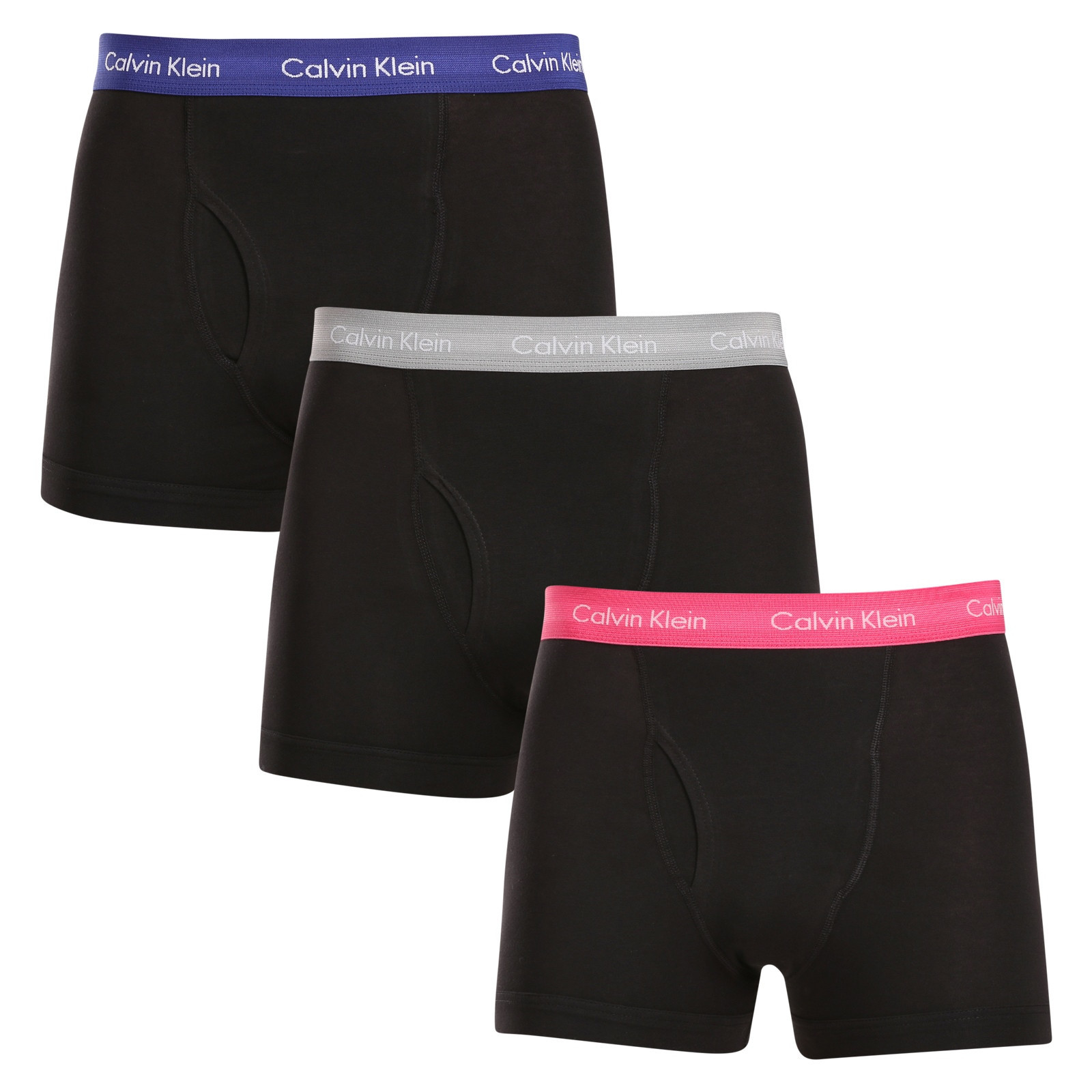 3PACK pánské boxerky Calvin Klein černé (NB2615A-MLR) M