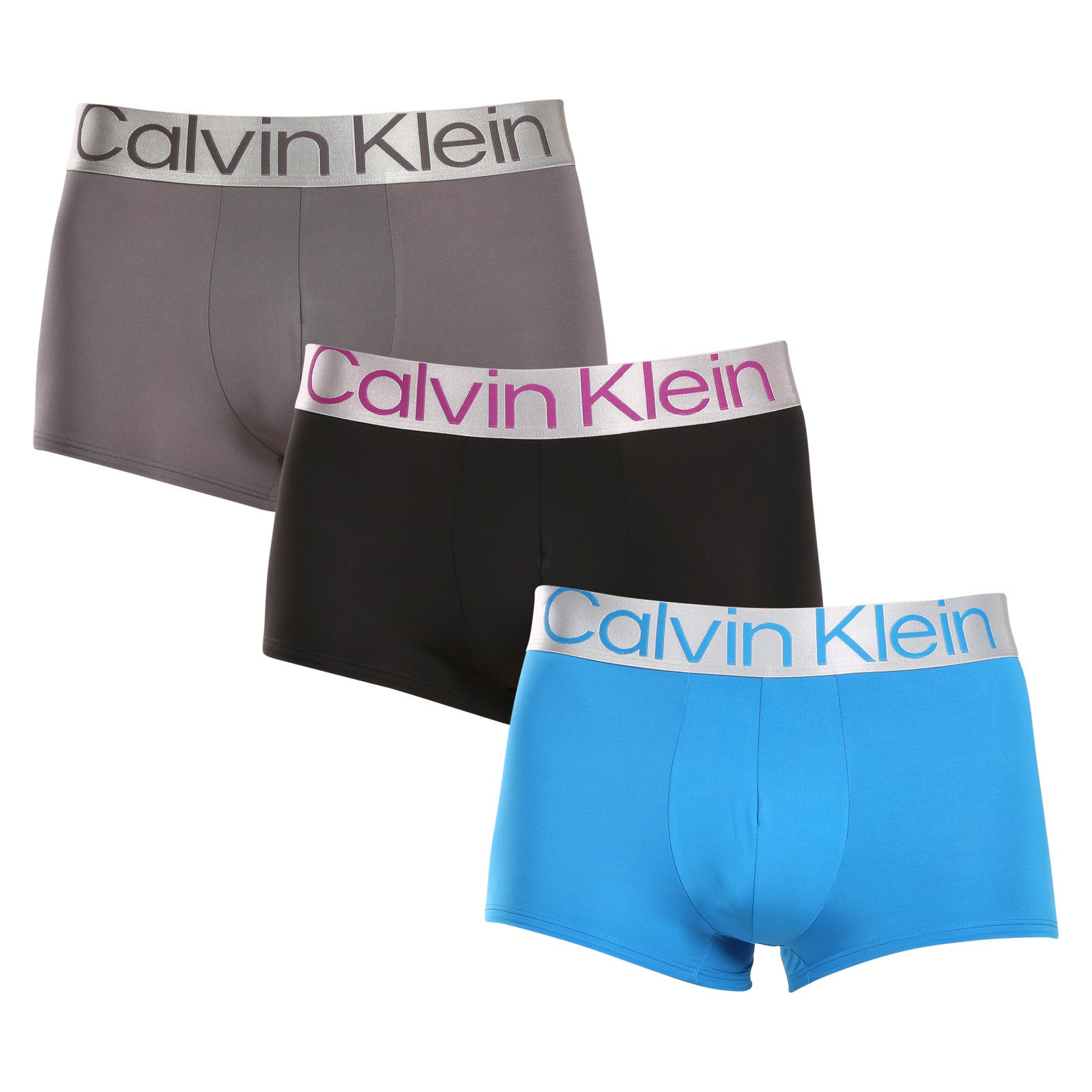 3PACK pánské boxerky Calvin Klein vícebarevné (NB3074A-MH8) M