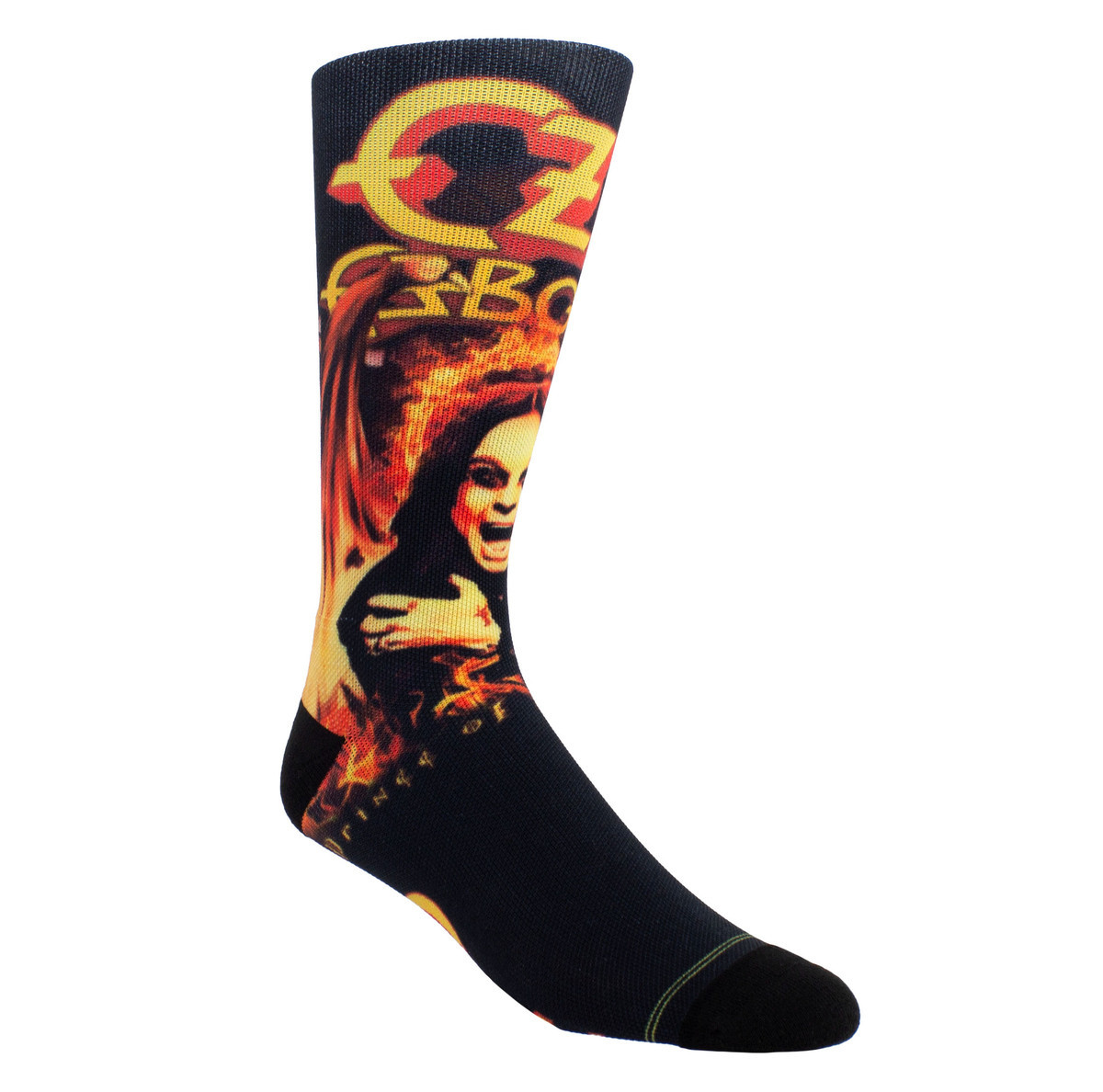 ponožky Ozzy Osbourne - DYE SUBLIMATION CREW - BLACK - PERRI'S SOCKS 40-46