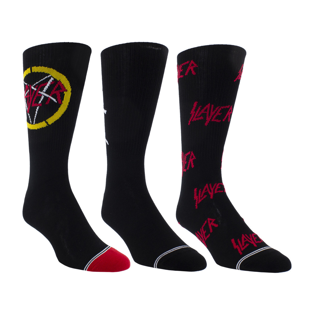 ponožky (set 3 párů) SLAYER - VOLUME CREW - BLACK - PERRI'S SOCKS 40-46