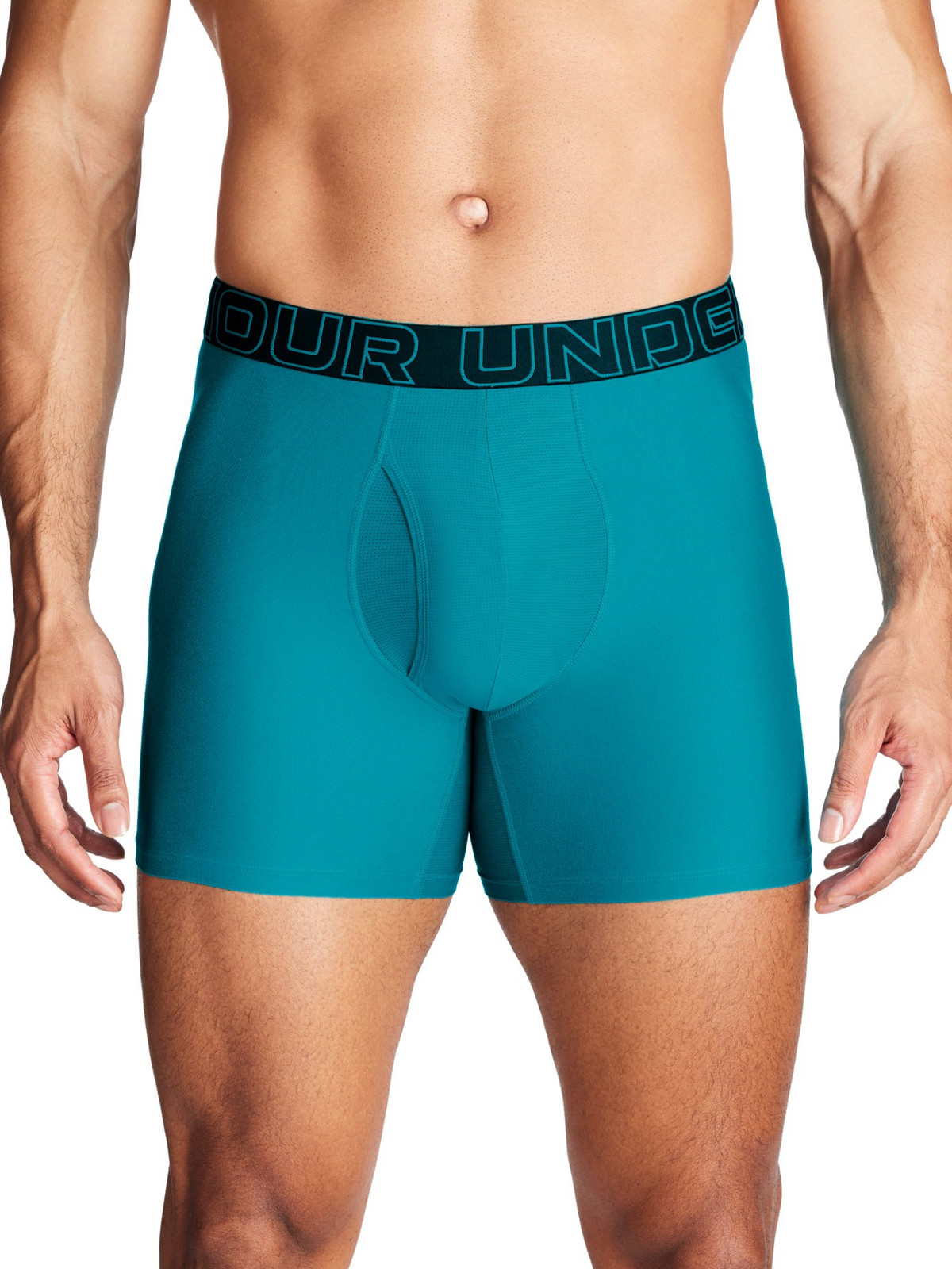Under Armour Boxerky M UA Perf Tech 6in-BLU - Pánské