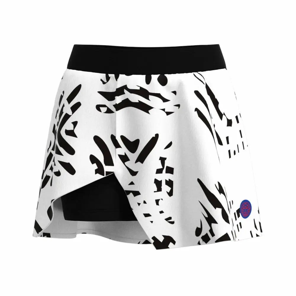 Dámská sukně BIDI BADU  Melbourne Printed Cut Out Skort White/Black S