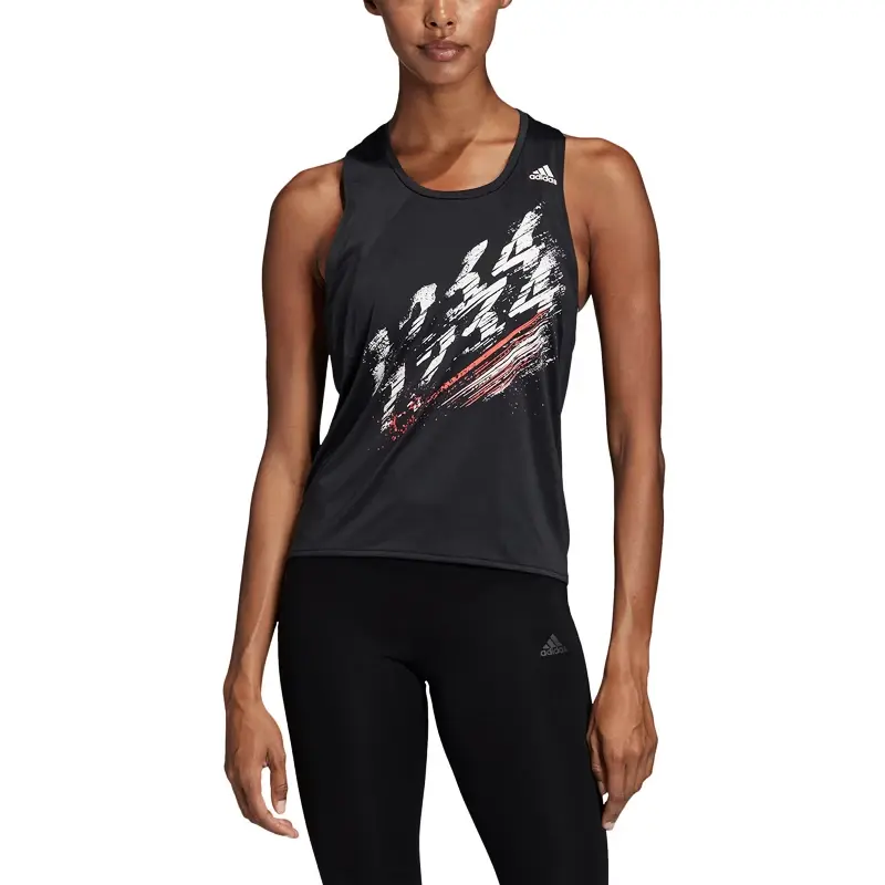 Dámské tílko adidas Speed Tank černé, XS