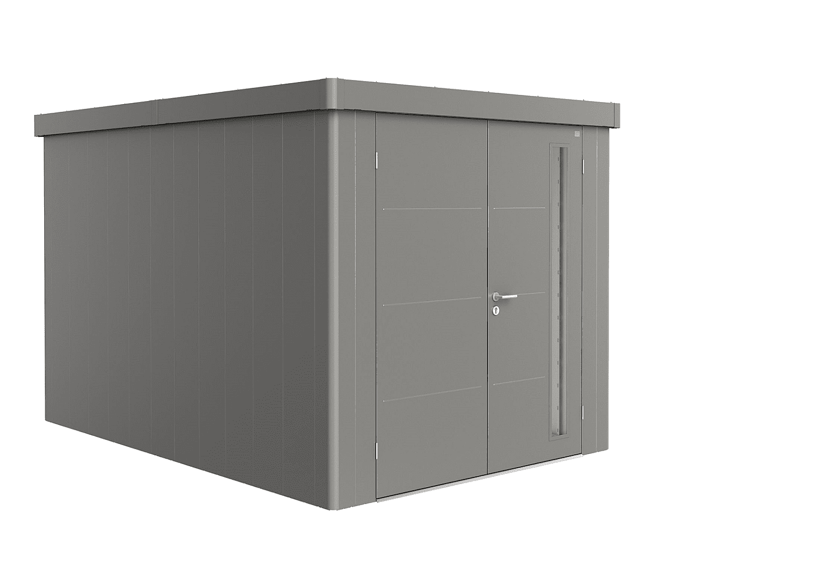 Biohort Zahradní domek BIOHORT Neo 4B duo 236 × 348 cm (šedý křemen metalíza)