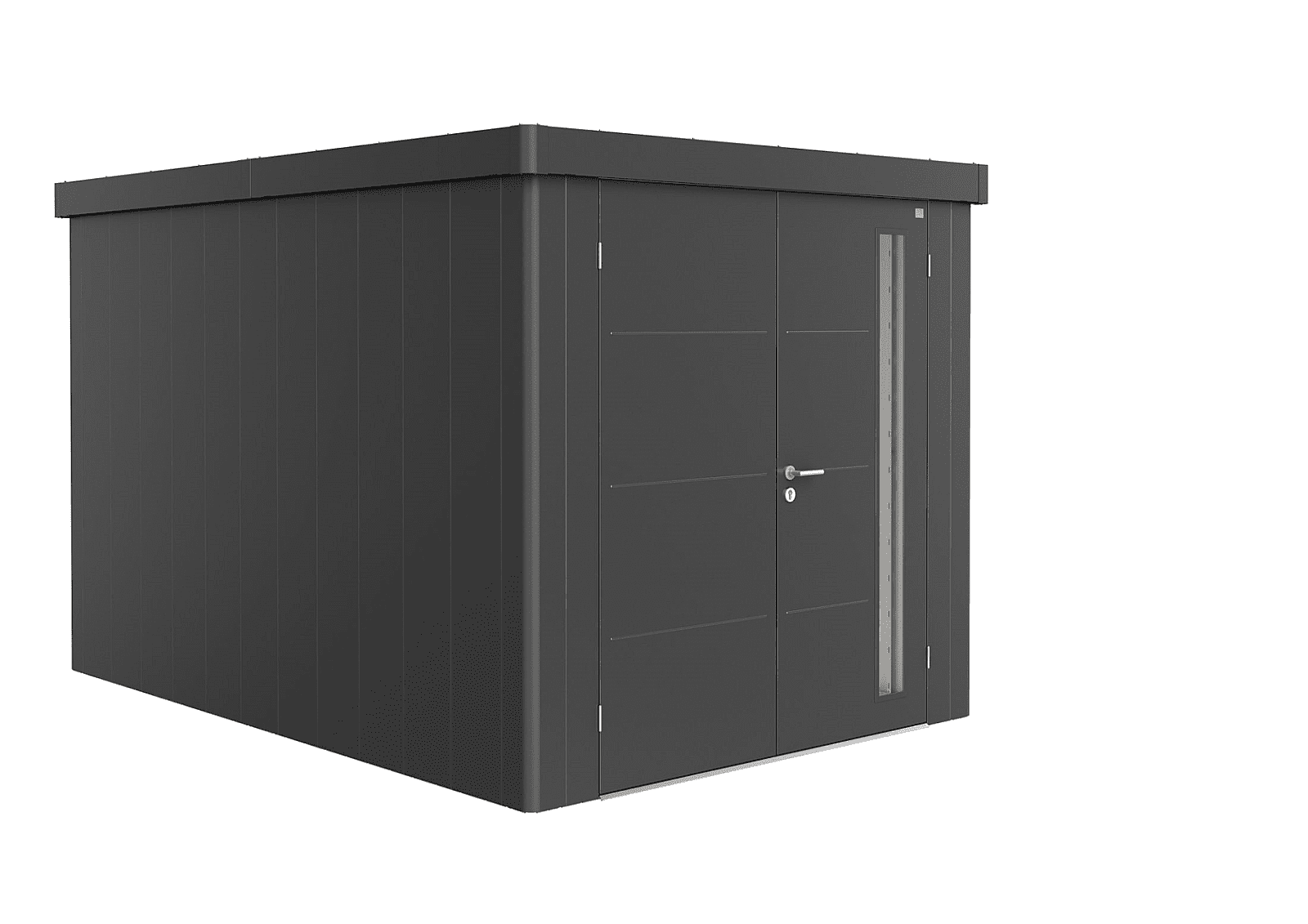Biohort Zahradní domek BIOHORT Neo 4B duo 236 × 348 cm (tmavě šedá metalíza)
