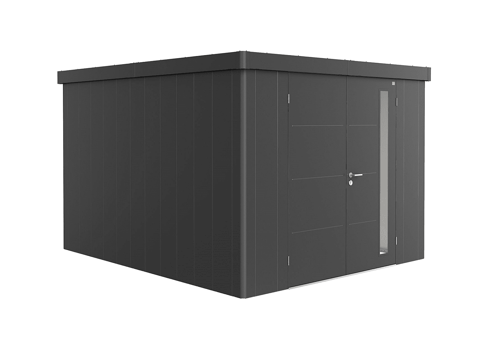 Biohort Zahradní domek BIOHORT Neo 4C duo 292 × 348 cm (tmavě šedá metalíza)