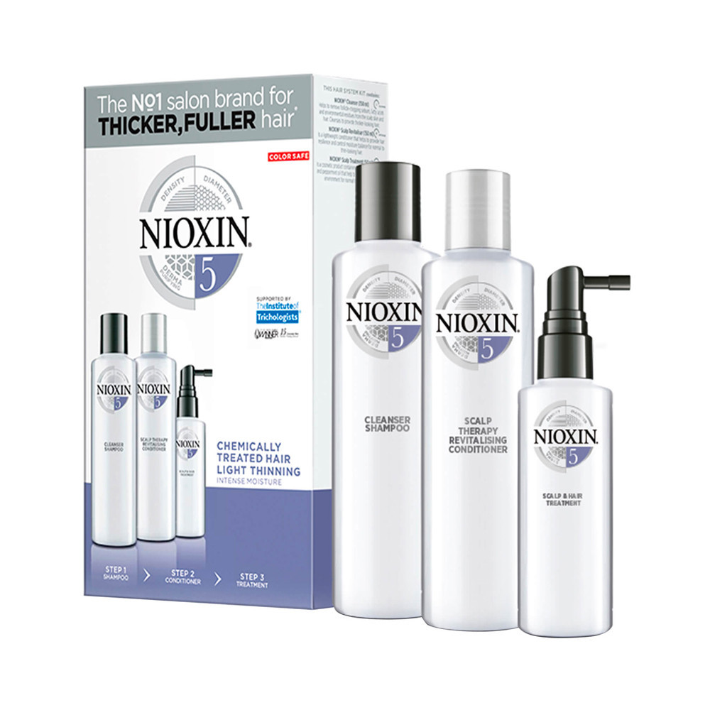 NIOXIN PO Nioxin System 5 New Trial Kit (150+150+50ml) POŠKOZENÉ