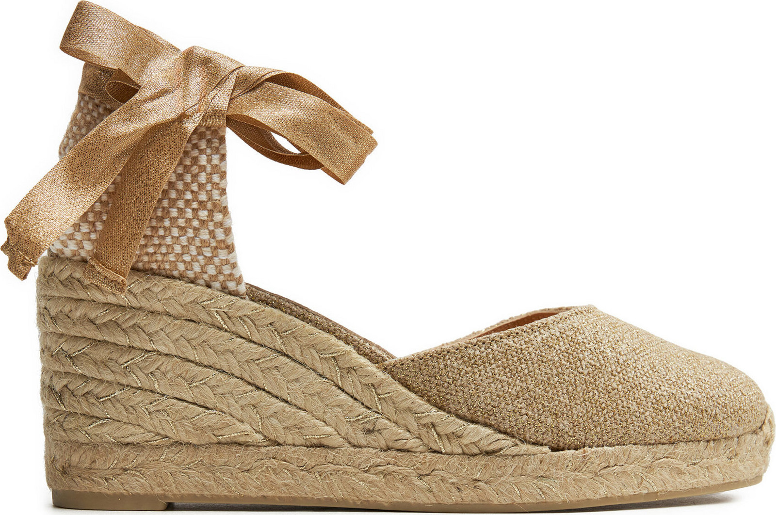 Espadrilky Castañer Carina/6/032 021769 Zlatá