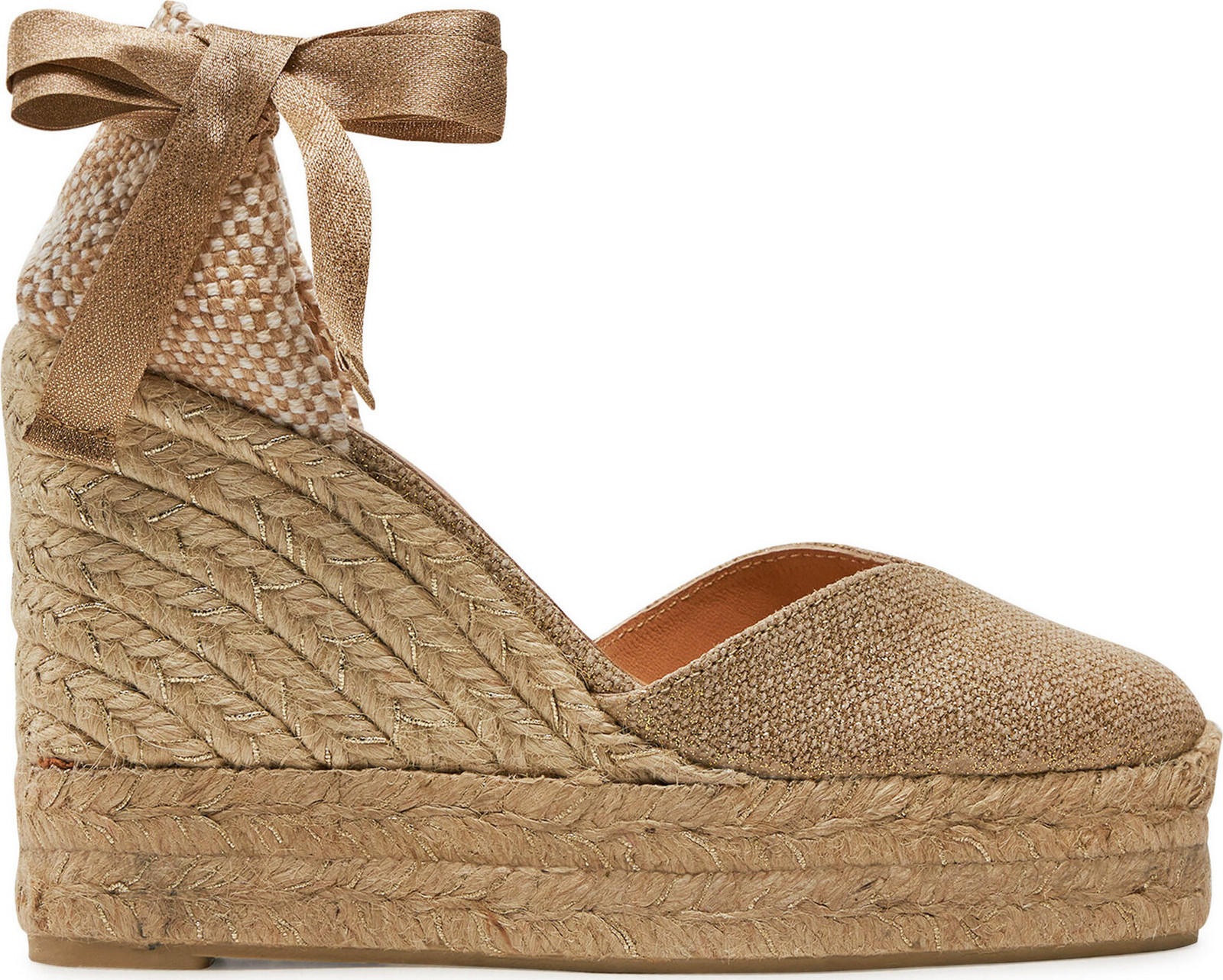 Espadrilky Castañer Chiara/8Ed/032 023196 Zlatá