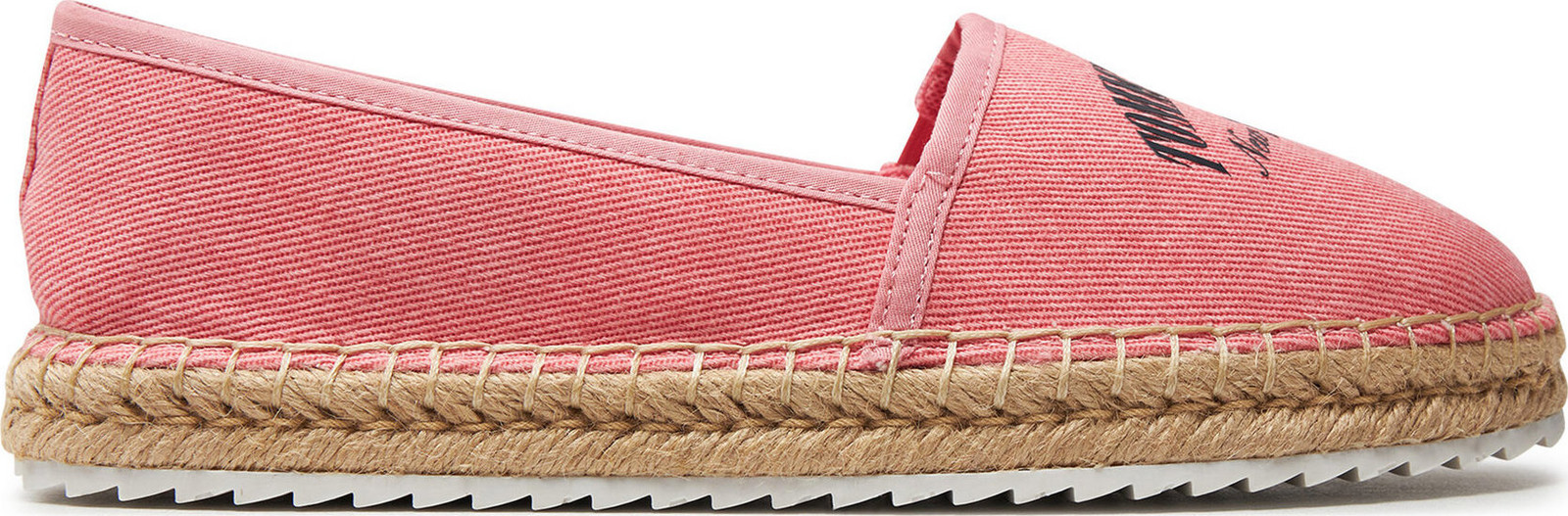 Espadrilky Tommy Jeans Tjw Varsity Espadrille EN0EN02470 Růžová