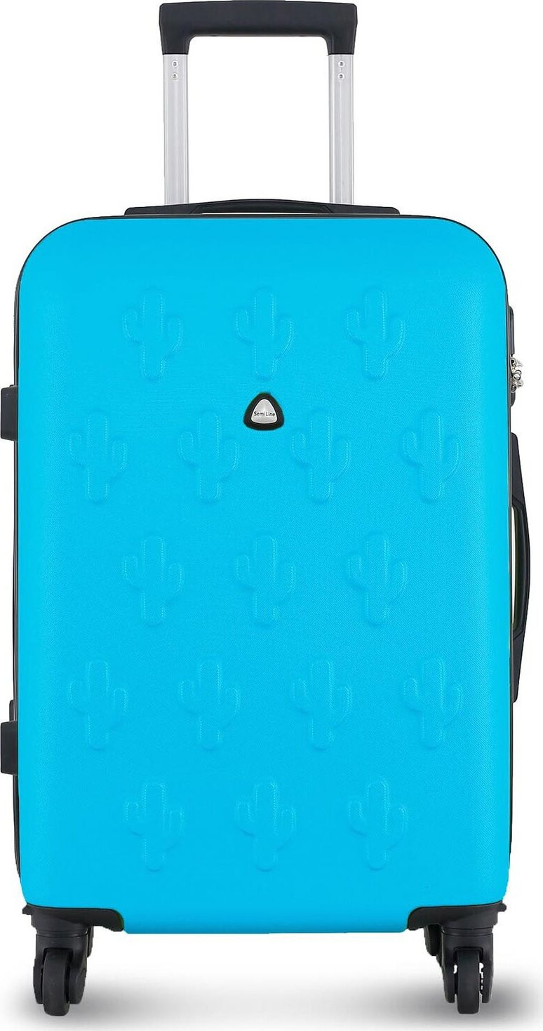 Velký kufr Semi Line T5630-6 Světle modrá