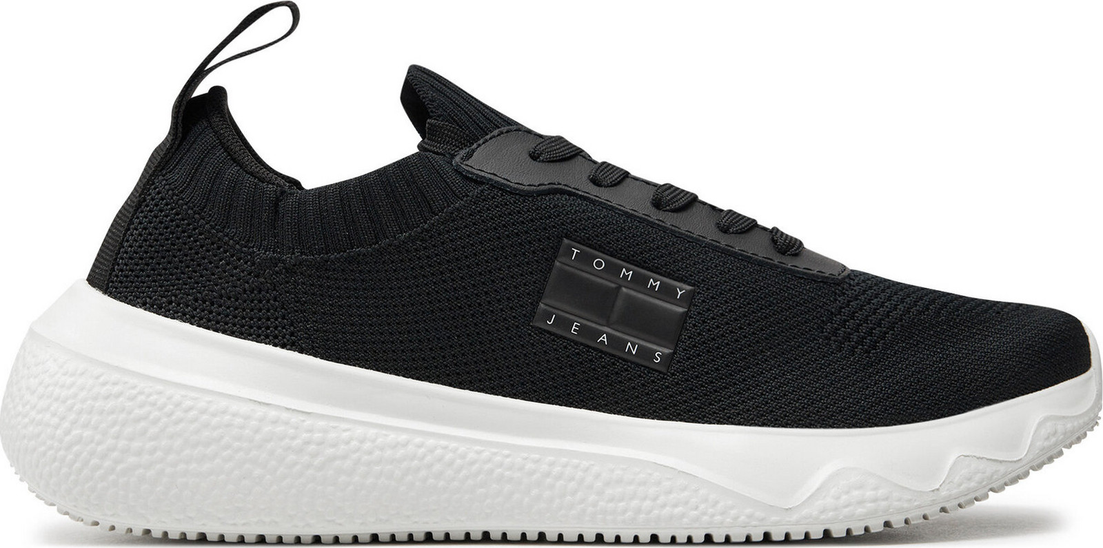 Sneakersy Tommy Jeans Tjw Flexi Runner EN0EN02489 Černá
