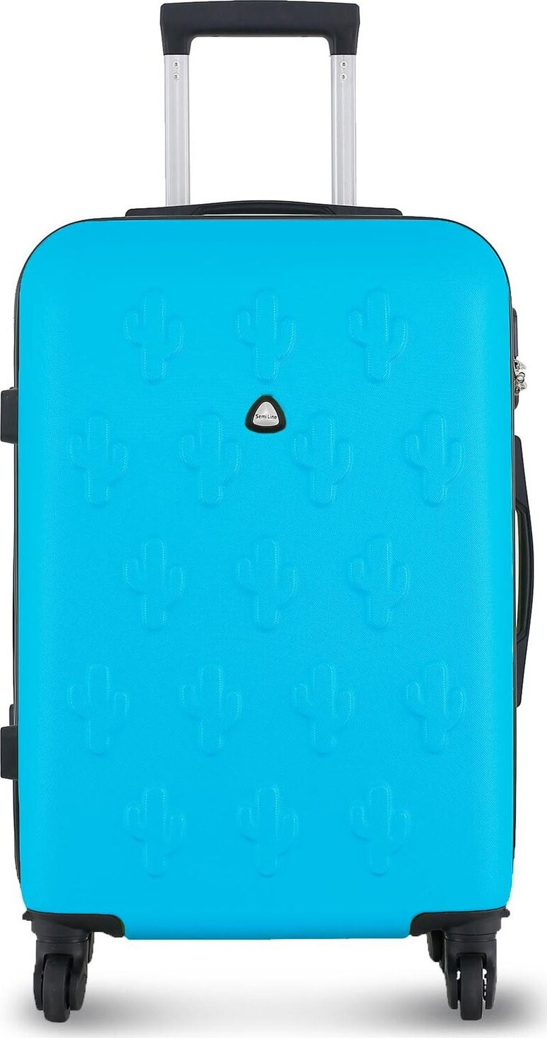 Střední kufr Semi Line T5630-4 Světle modrá