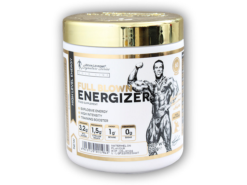 Kevin Levrone GOLD Full Blown Energizer 270g Varianta: citrus peach