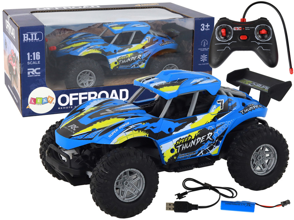 mamido Auto Off-Road na dálkové ovládání RC 1:16 modré