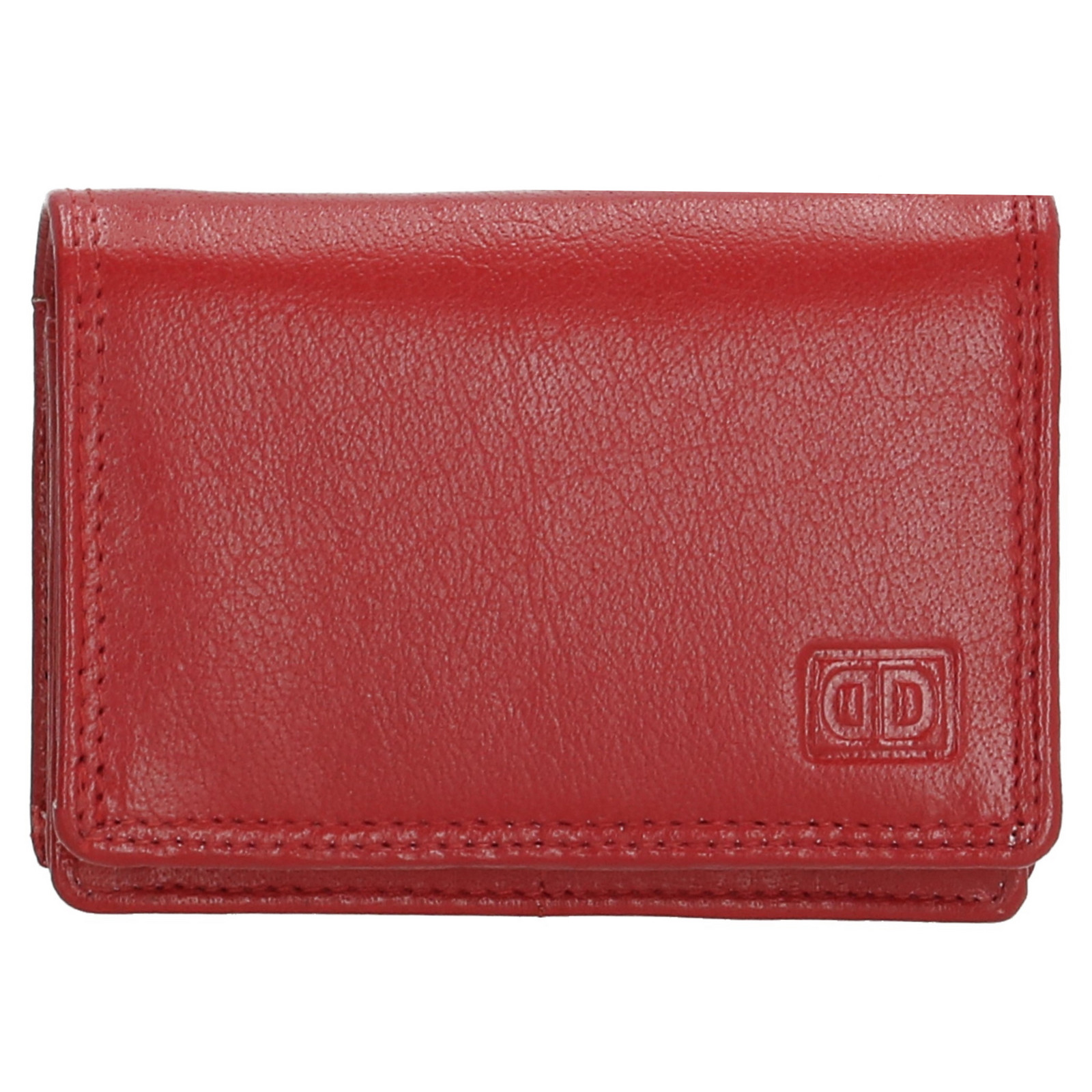 Double-D dámská kožená peněženka Fh-serie - červená