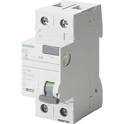 Proudový chránič Siemens 5SV3314-6KL, 2pólový, 40 A, 0.03 A, 230 V