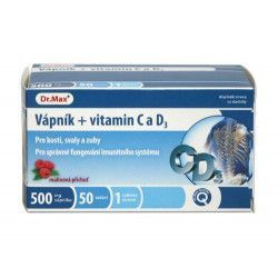 Dr.Max Vápník s vitaminy C a D tbl.50